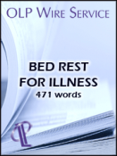 Bed Rest for Illness