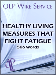 Healthy Living Measures That Fight Fatigue