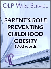 Parent's Role Preventing Childhood Obesity