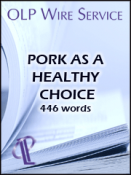 Pork as a Healthy Choice