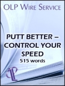 Putt Better – Control Your Speed
