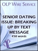 Senior Dating Issue: Breaking Up by Text