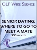 Senior dating: Where to Go to Meet a Mate