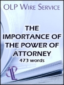 The Importance of the Power of Attorney 