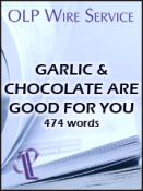 Garlic and Chocolate Are Good for You