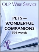 Pets  – Wonderful Companions