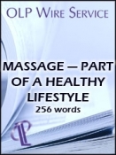 Massage — Part of a Healthy Lifestyle