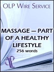 Massage — Part of a Healthy Lifestyle