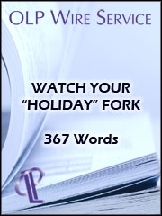 Watch Your "Holiday" Fork